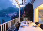 Villa Pasitea outdoor dining Amalfi Coast