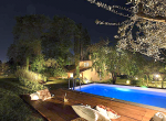 Casa Podestà Tuscany Retreat Pool Night