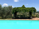 Colonica Ginestra Chianti Pool front