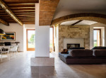 Villa Buonconvento Fireplace lounge