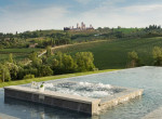 villa-Serena-san-gimignano Pool and Spa view panoramic