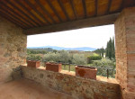 MONTALCINO LA PIEVE Loggia with view