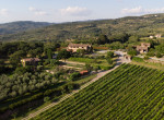 Casteldelpiano Tuscan Farmhouse Panoramic view 2