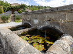 Casteldelpiano Tuscan Farmhouse garden with fountain