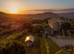 Casteldelpiano Tuscan Farmhouse sunset