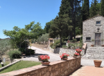 Castellina Chianti Church view.